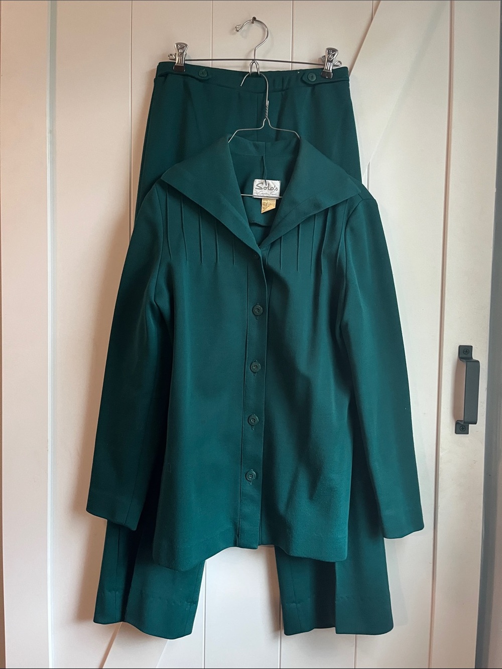 1970’s Vintage Emerald Green Pantsuit